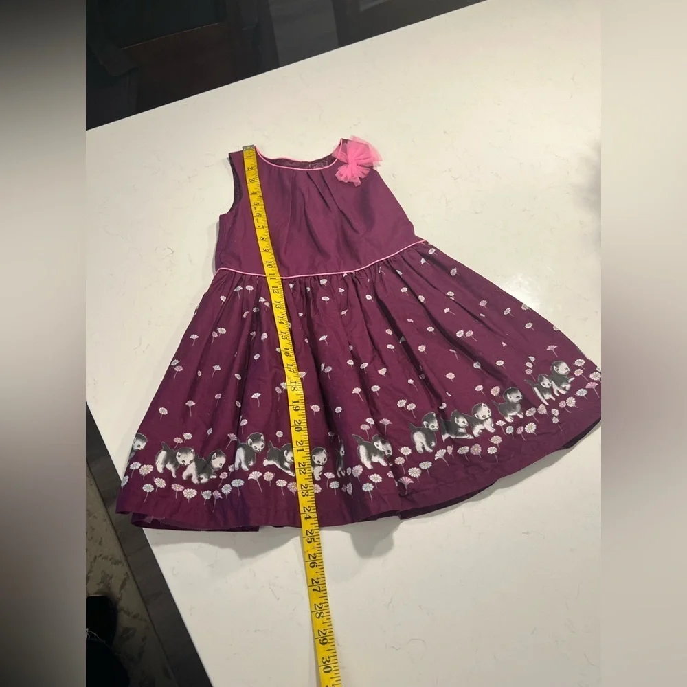 Purple and White Casual Dress with Relaxed Fit